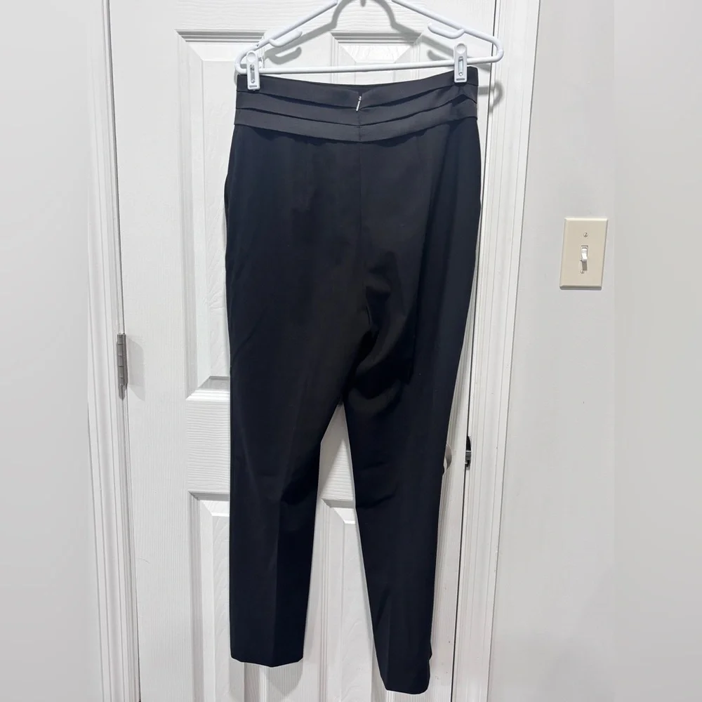 Calvin Klein Women's Classic Black Straight Leg Pants - Picture 5 of 11